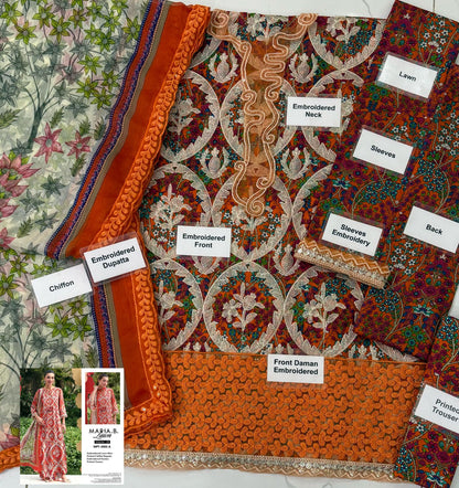Maria B Lawn Emb